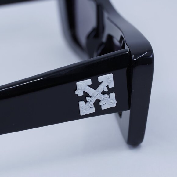 Off-White OERI027 ACCRA 1007 Sunglasses - Black Frame, Grey Lenses main image 6
